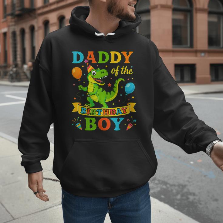 Daddy Of The Birthday Boy T-Rex Dinosaur Birthday Party Men Hoodie Daddy Of The Birthday Boy T-Rex Dinosaur Birthday Party Men Hoodie