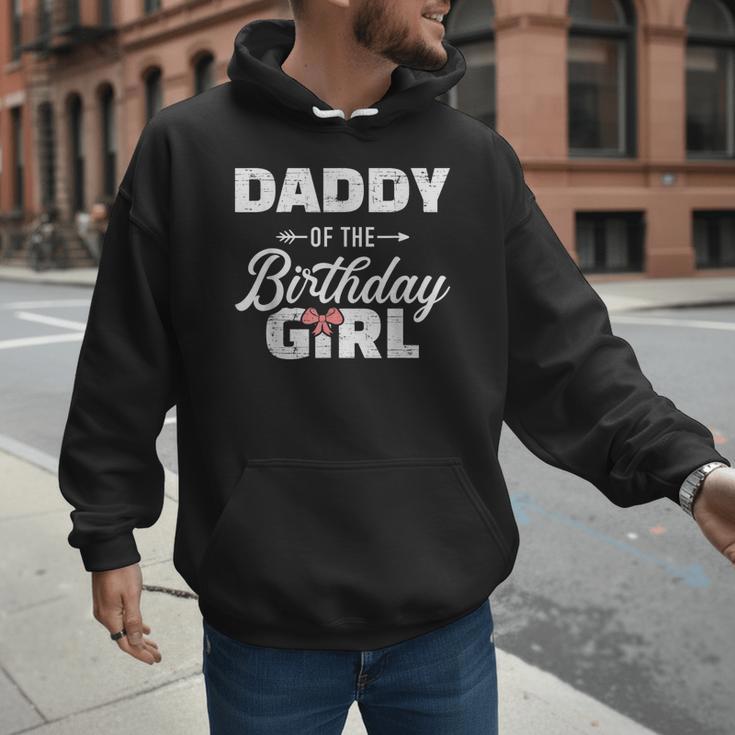 Daddy Of The Birthday Daughter Girl Matching Family For Dad Men Hoodie