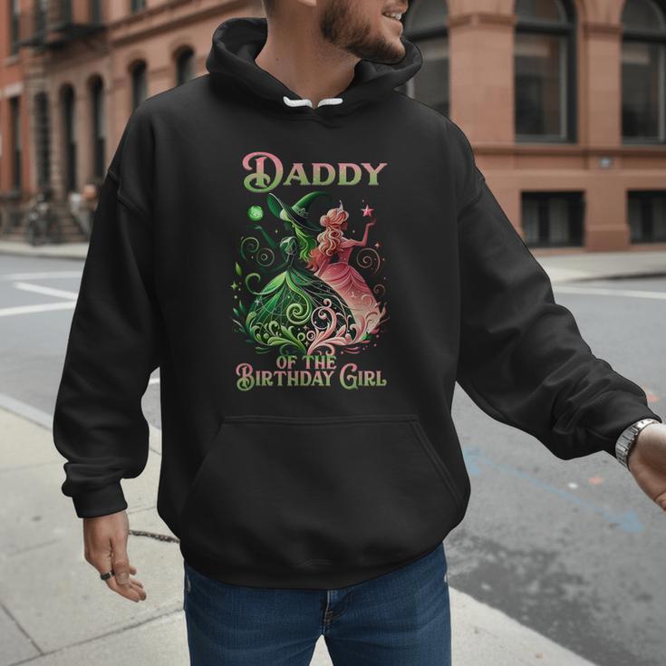 Daddy Of The Birthday Girl Pink And Green Family Matching Men Hoodie