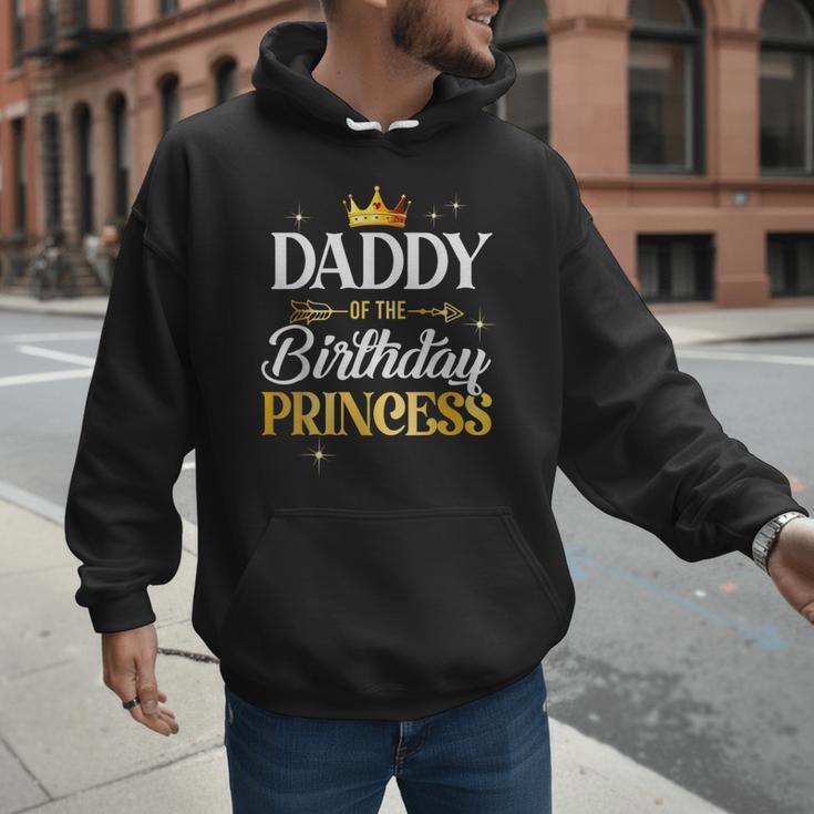 Daddy Of The Birthday Princess Girl Party Matching Family Men Hoodie