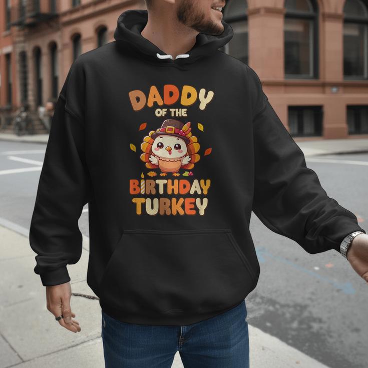 Daddy Of The Birthday Turkey Family 1st Birthday Boy Men Hoodie Daddy Of The Birthday Turkey Family 1st Birthday Boy Men Hoodie