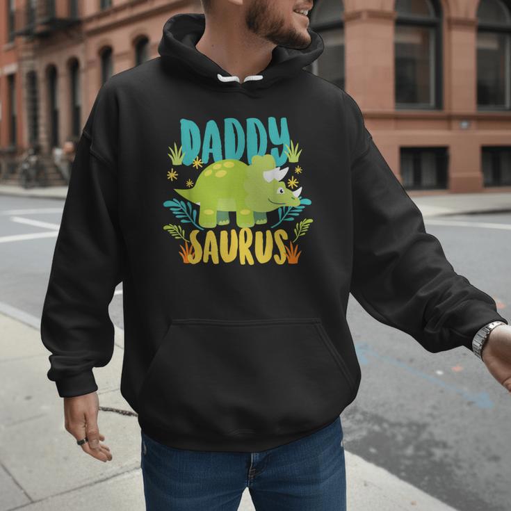 Daddy Dad Saurus Rex Dinosaur Dino For Father Men Hoodie