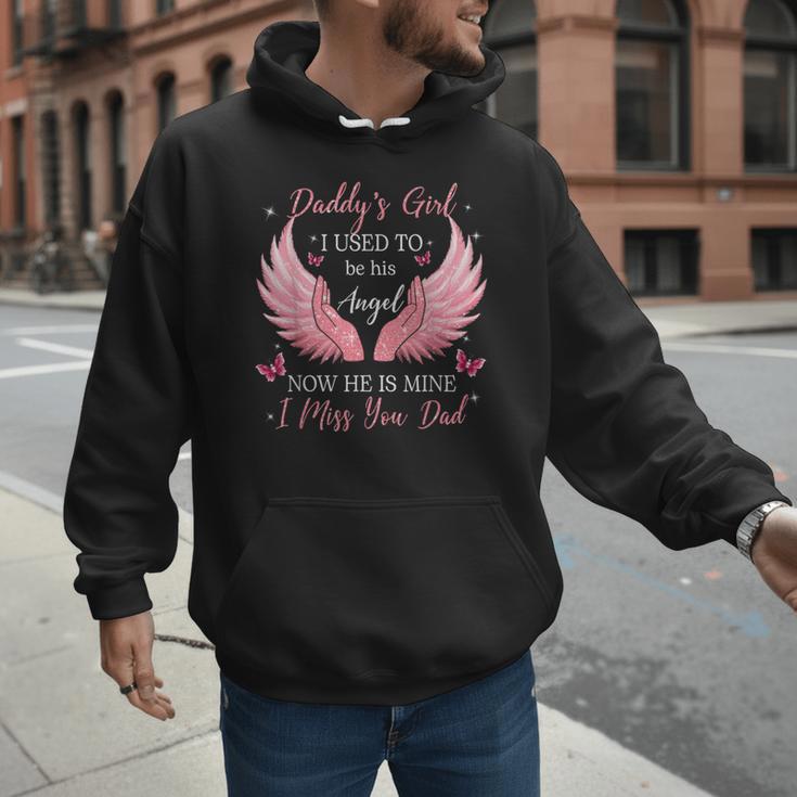 Daddy Girl I Used To Be His Angel Now He Is Mine Men Hoodie