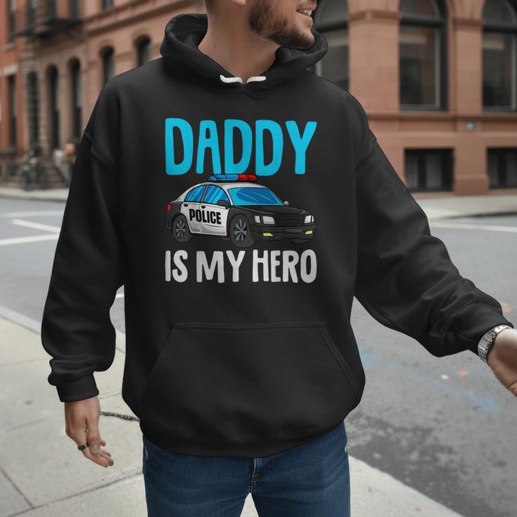 Daddy Is My Hero Police Toddler Police Officer Cop Boys Kids Men Hoodie