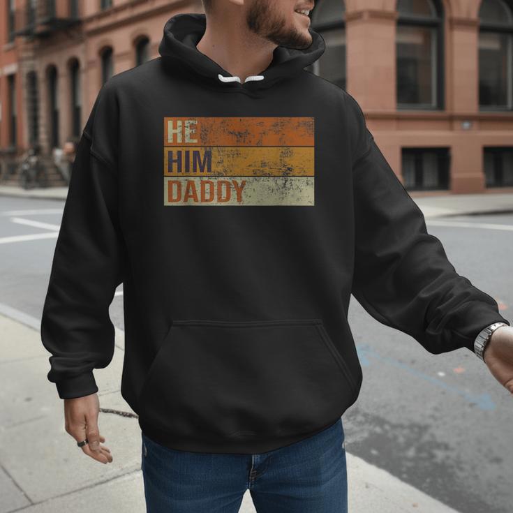 Daddy Lover Valentine Quote He Him Daddy Men Hoodie