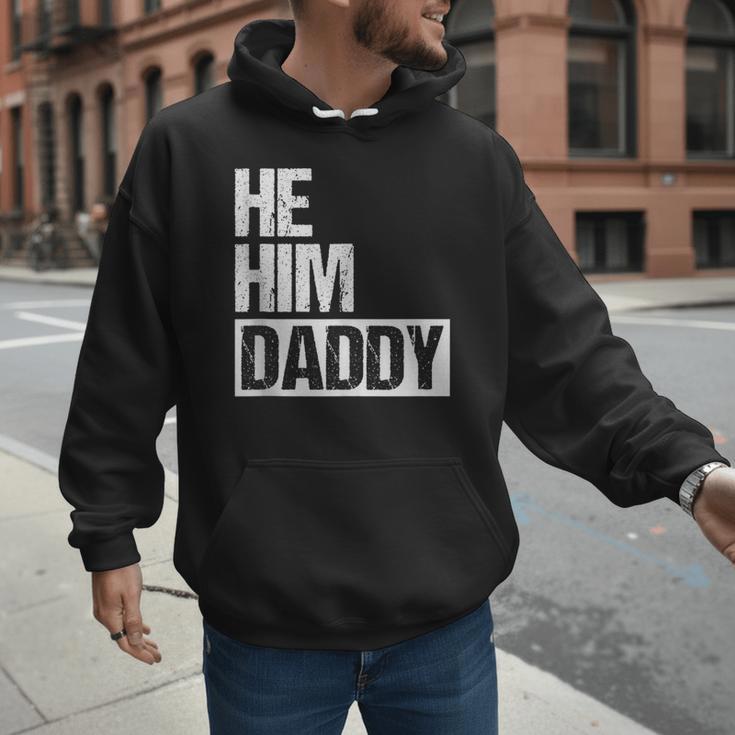 Daddy Lover Valentine Quote He Him Daddy Men Hoodie