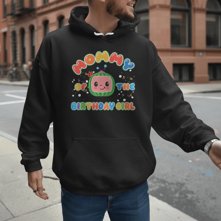 Daddy Mommy Of The Birthday Girl Melon Family Matching Men Hoodie