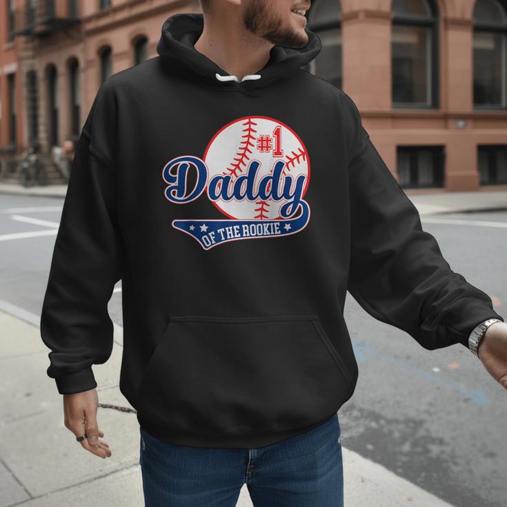 Daddy Of Rookie 1st Birthday Baseball Theme Matching Party Men Hoodie Daddy Of Rookie 1st Birthday Baseball Theme Matching Party Men Hoodie