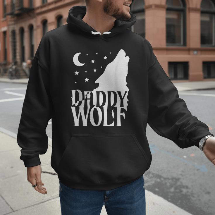 Daddy Wolf Matching Family Tribe Wolves Moon Men Hoodie Daddy Wolf Matching Family Tribe Wolves Moon Men Hoodie
