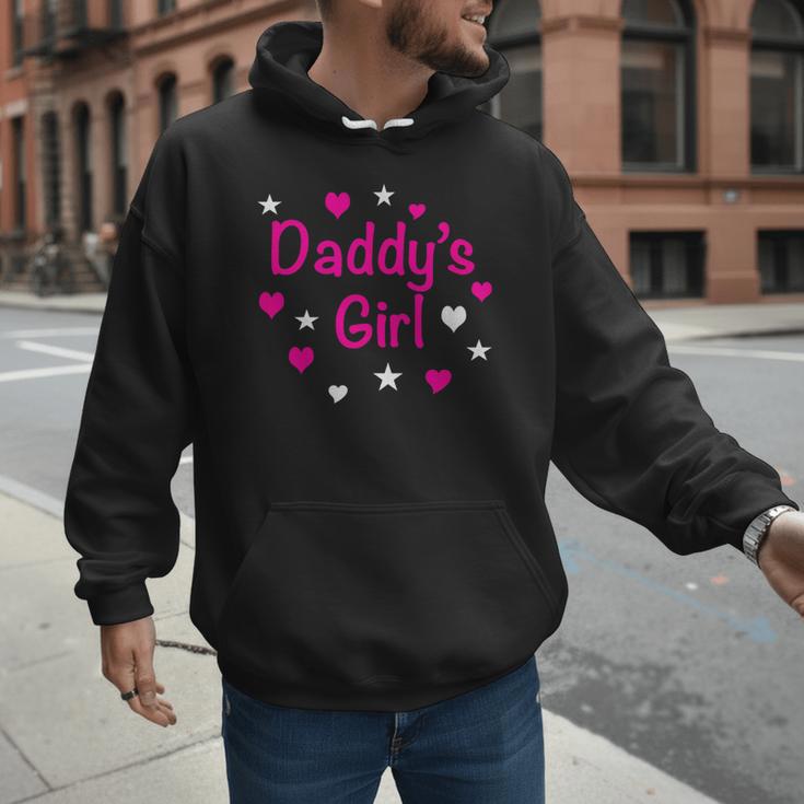 Daddy's Girl Shirt With Pink Lettering Men Hoodie