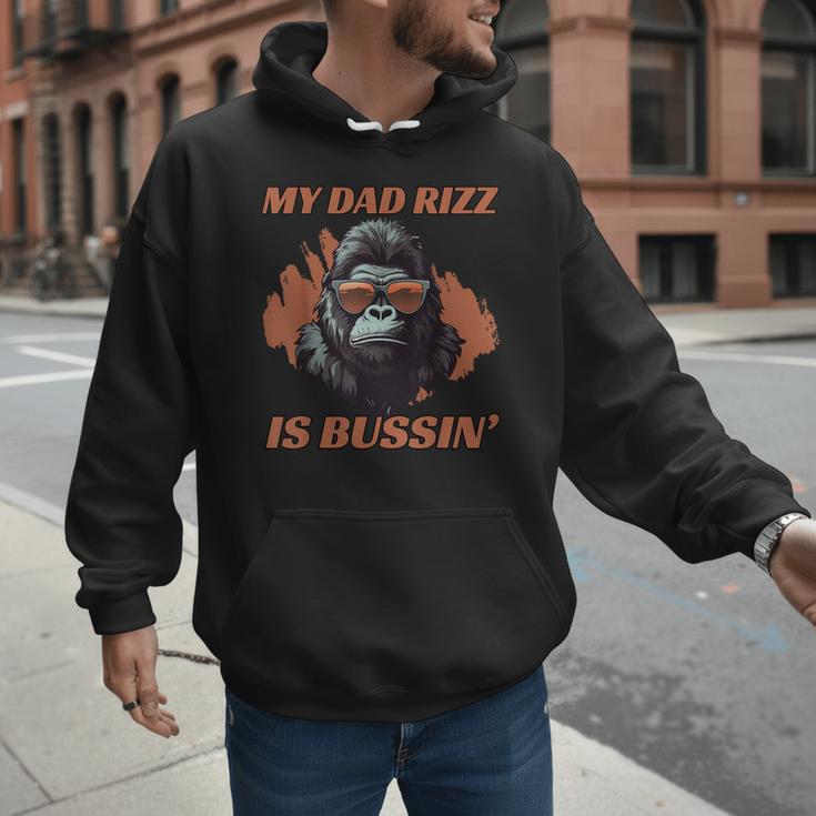 Dad's Birthday Father's Day Dad RIzz Is Bussin' Men Hoodie