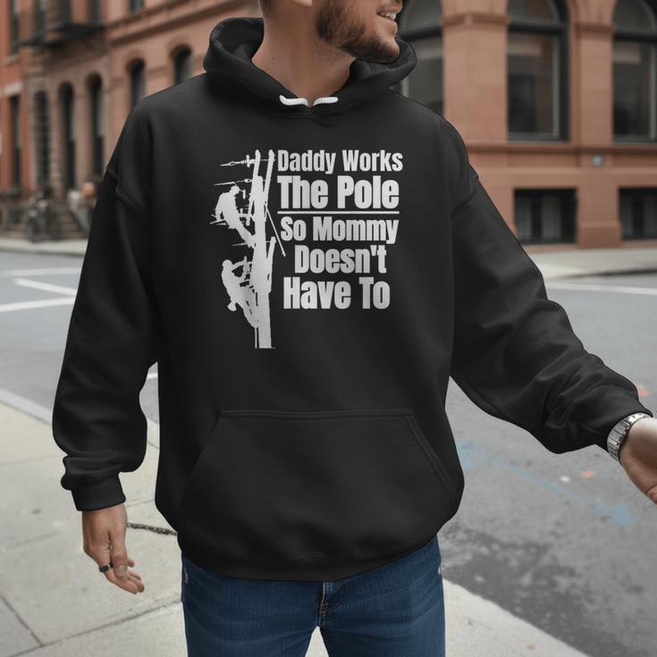 Dads Electrical Lineman Gear Husband & Lineman Wife Men Hoodie Dads Electrical Lineman Gear Husband & Lineman Wife Men Hoodie