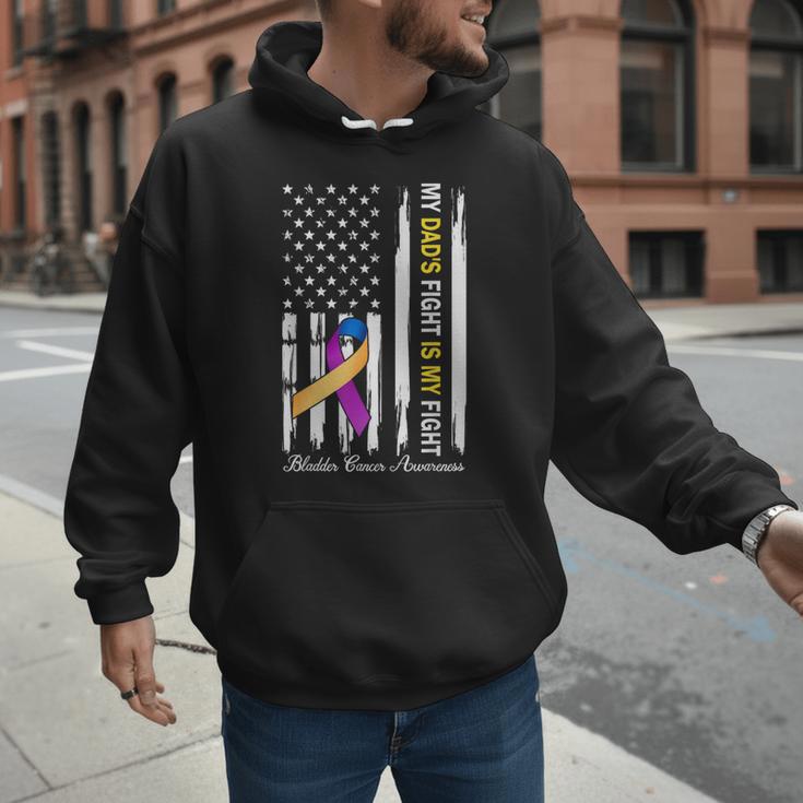My Dad's Fight Is My Fight Bladder Cancer Awareness Men Hoodie My Dad's Fight Is My Fight Bladder Cancer Awareness Men Hoodie