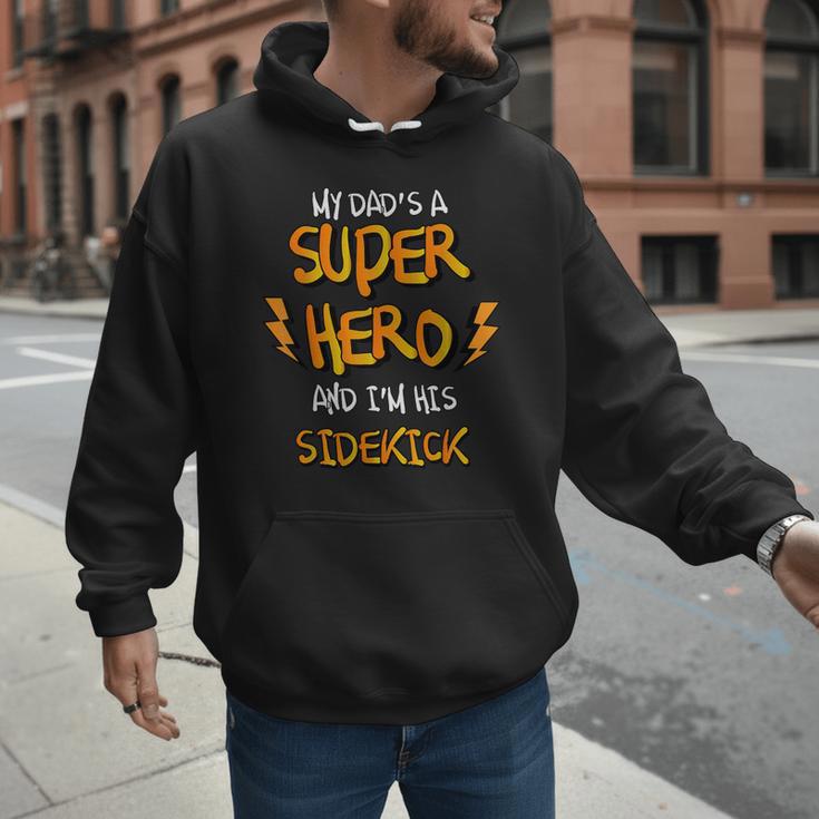My Dads a Superhero Shirt Cool KidsShirt Men Hoodie