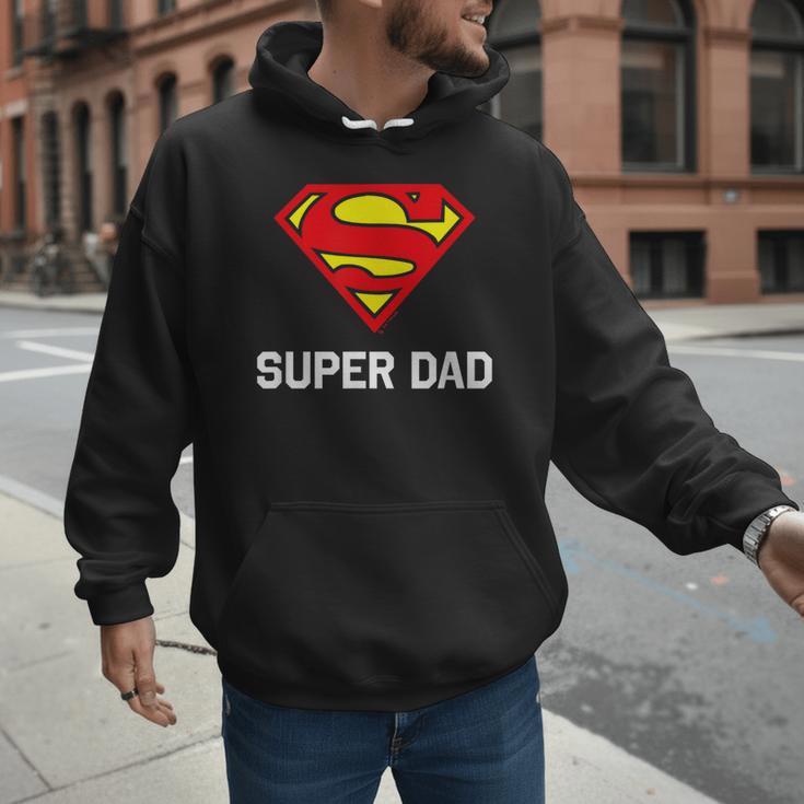 DC Comics Superman Father's Day Super Dad Logo Men Hoodie