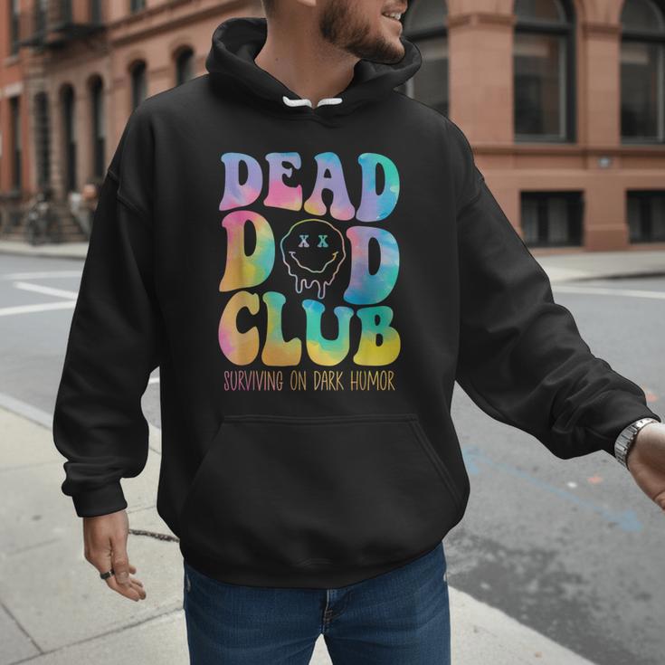 Dead Dad Club Surviving On Dark Humor Hippie Men Hoodie Dead Dad Club Surviving On Dark Humor Hippie Men Hoodie