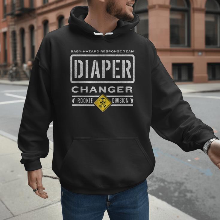 Diaper Changer Duty Expecting Baby New Dad Mom Men Hoodie