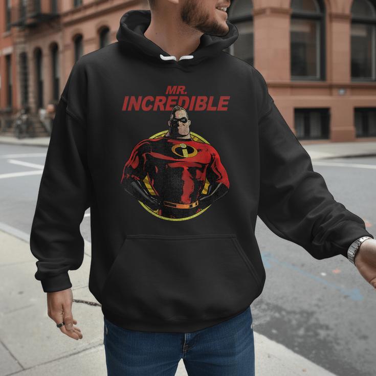 Disney Pixar The Incredibles 2 Mr Incredible Vintage Dad Men Hoodie