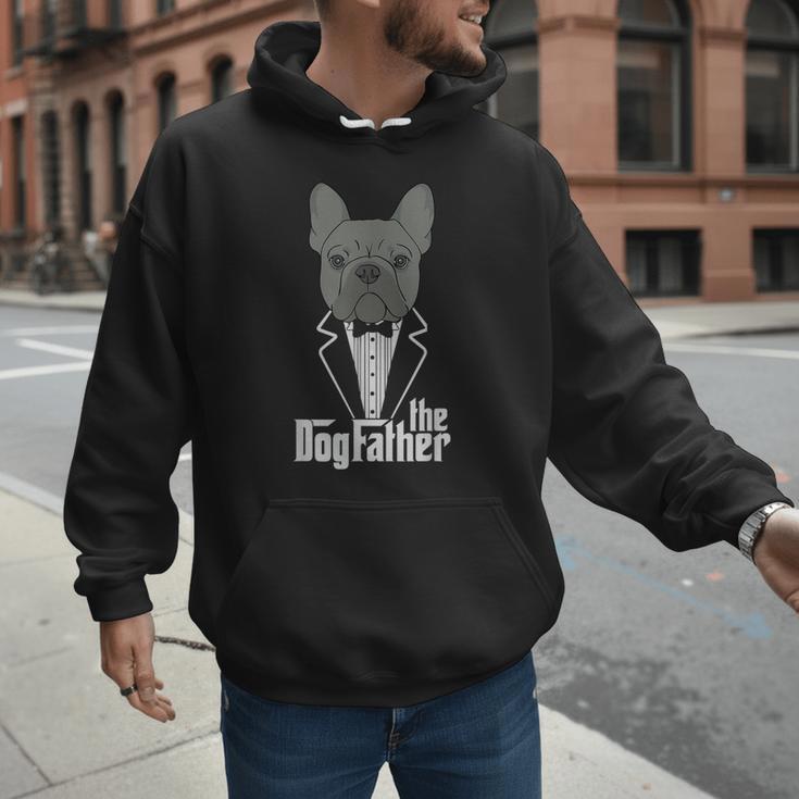The Dogfather French Bulldog Dad Frenchie Papa T-Shirt Small Men Hoodie