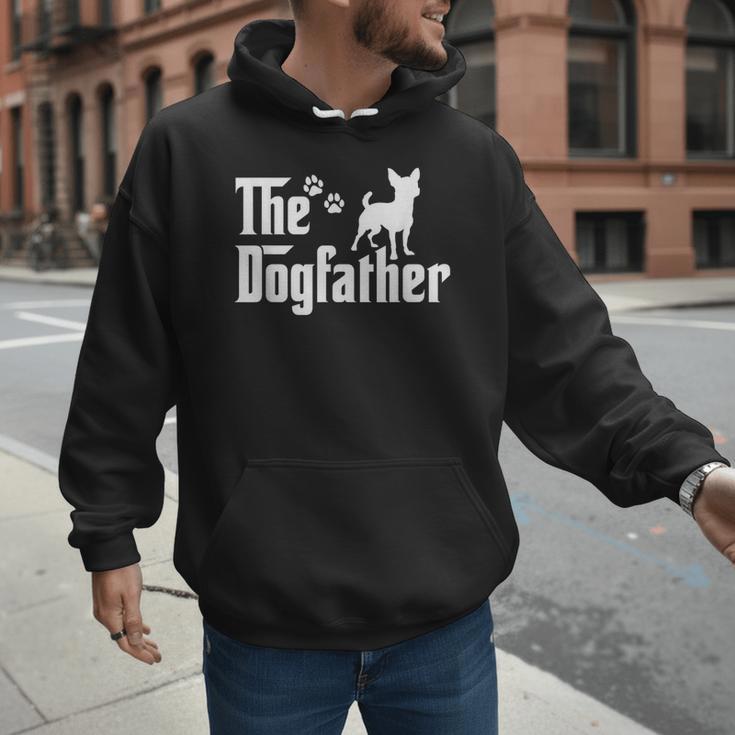 The Dogfather Tee Dad Dog Lover Chihuahua Men Hoodie