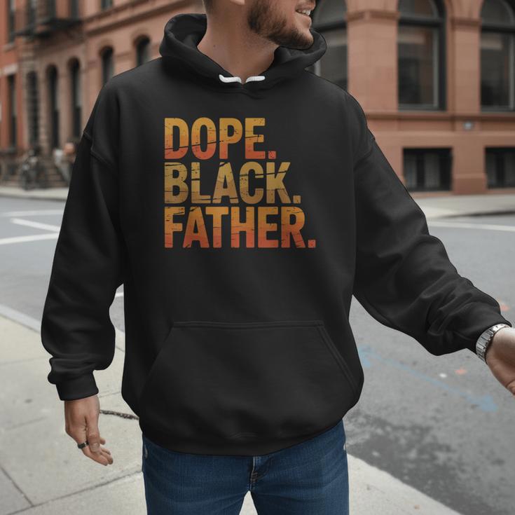 Dope Father African Pride Dad Papa Daddy Fathers Day Men Hoodie
