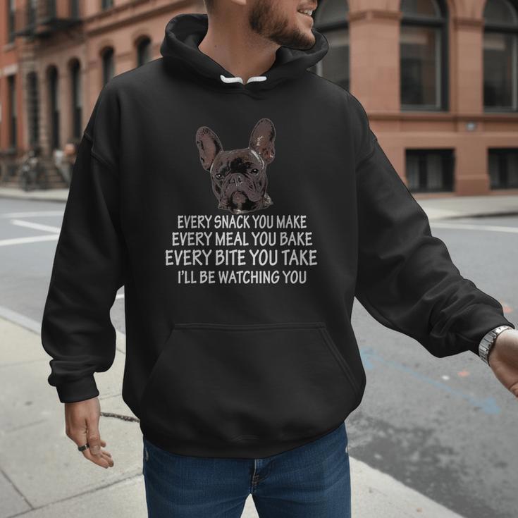 Every Snack You Make French Bulldog Mom And Frenchie Dad Men Hoodie