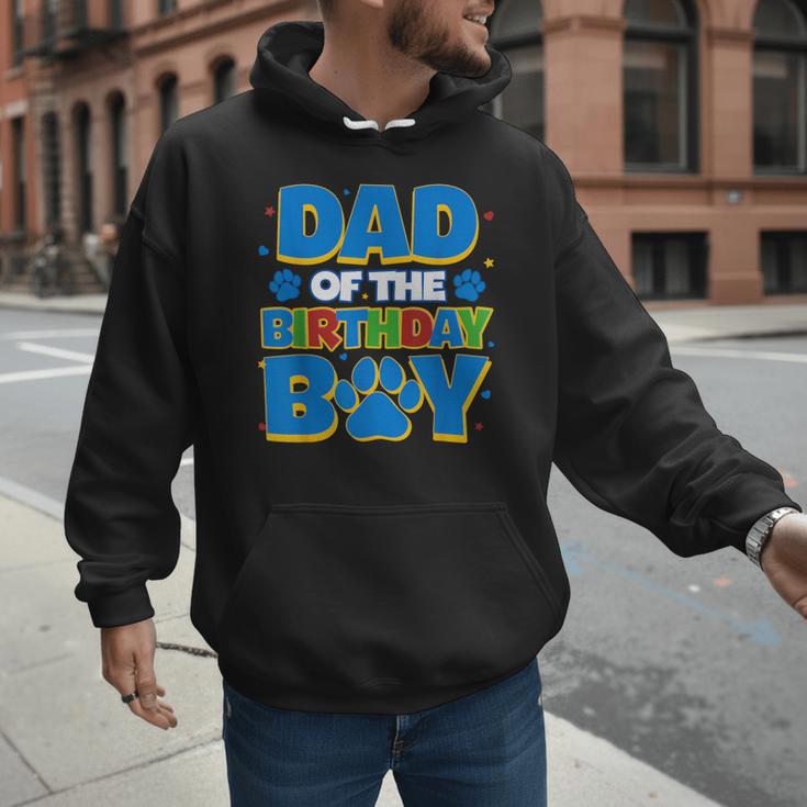 Family Matching Party Shirt Dad Of The Birthday Boy Men Hoodie