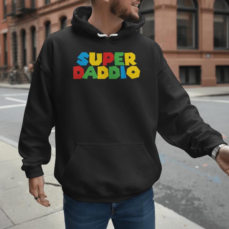 Fatherly Powers Unleashed Gamer Super Dad From Wife & Kids Men Hoodie