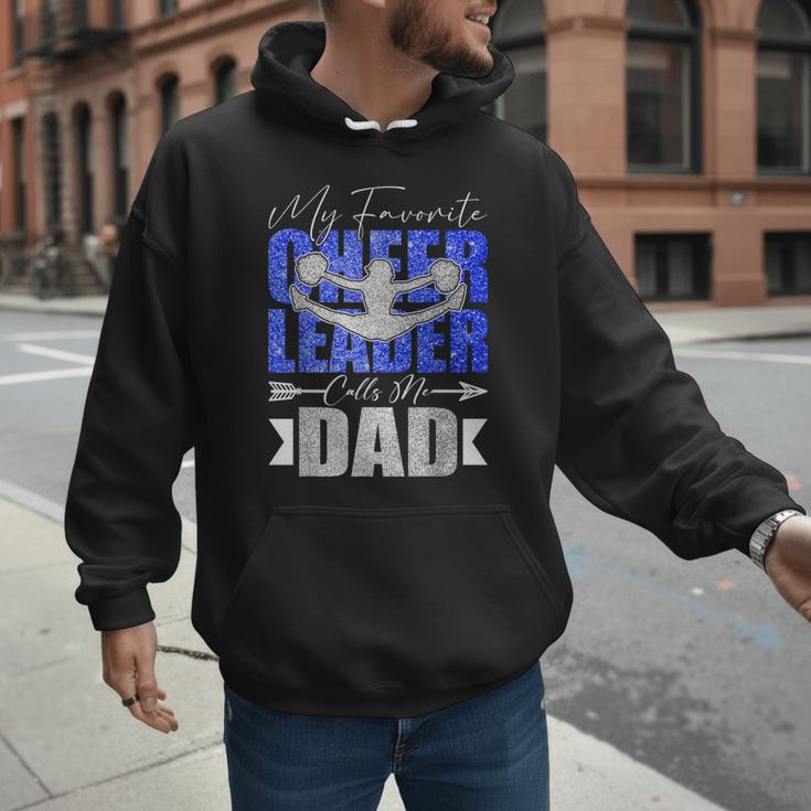 My Favorite Cheerleader Calls Me Dad Cheer Dad Fathers Day Men Hoodie