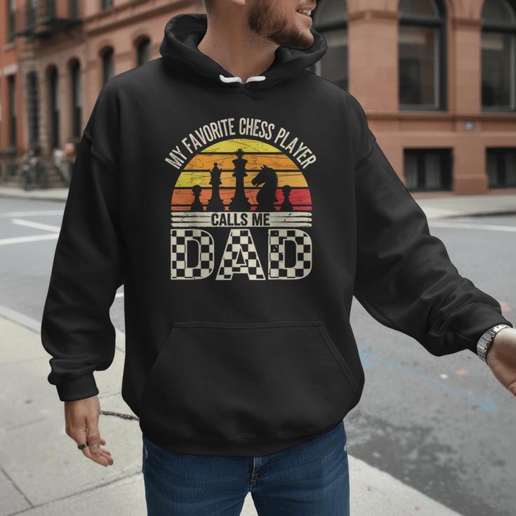 My Favorite Chess Player Calls Me Dad Chess Dad Chess Player Men Hoodie