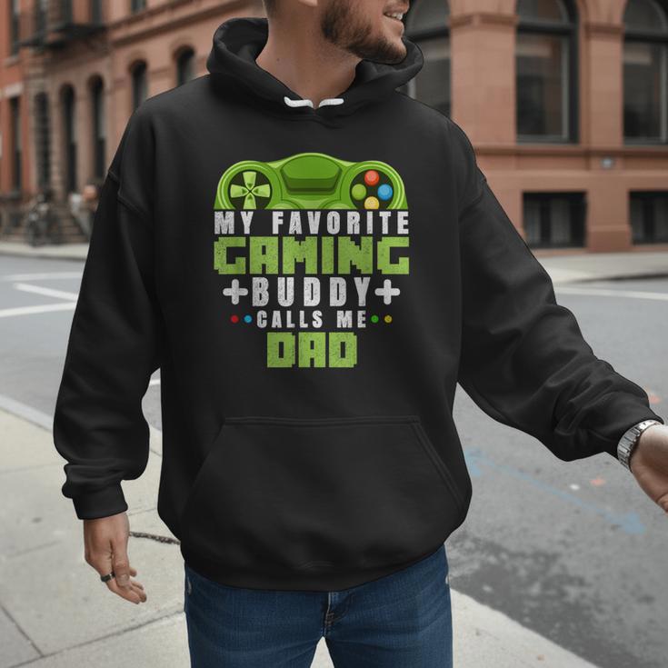 My Favorite Gaming Buddy Calls Me Dad For Dad From Sons Men Hoodie