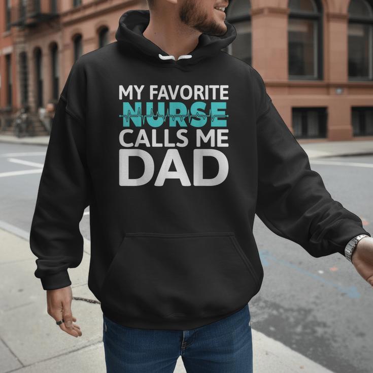 My Favorite Nurse Calls Me Dad Daughter Hospital Nursing Men Hoodie My Favorite Nurse Calls Me Dad Daughter Hospital Nursing Men Hoodie