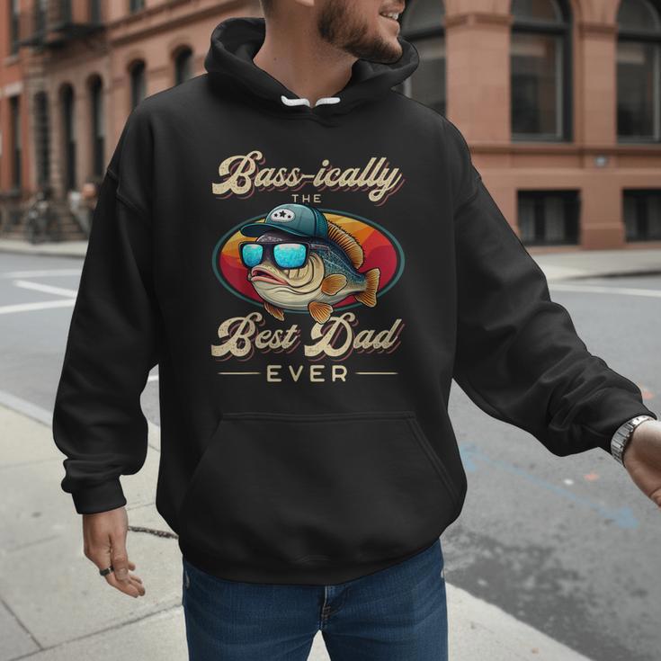 Fishing Father's Day Dad Fisherman Birthday Graphic Men Hoodie