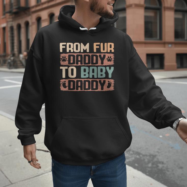 From Fur Daddy To Baby Daddy Dog Dad Pregnancy Announc Men Hoodie From Fur Daddy To Baby Daddy Dog Dad Pregnancy Announc Men Hoodie