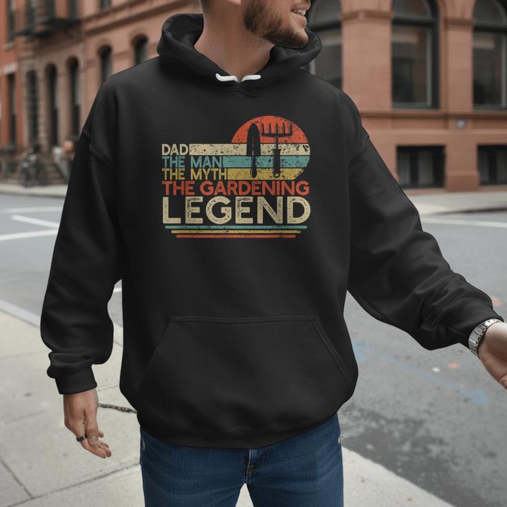 Gardener Dad The Man The Myth The Gardening Legend Men Hoodie