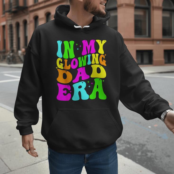 In My Glowing Dad Era Groovy Colorful Bright Men Hoodie