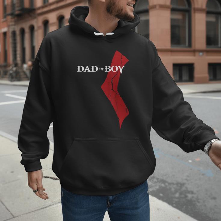 God Of Boy Dad Video Game Tshirt Father's Day Edition Men Hoodie