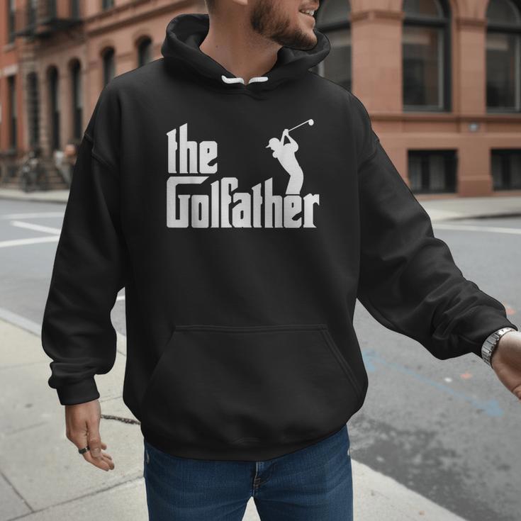 The GolfFather Golf Father God Father Dad Golfer Men Hoodie
