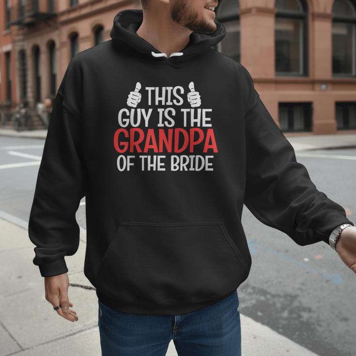 Grandpa Of The Bride Wedding Bride Grandfather Men Dad Men Hoodie