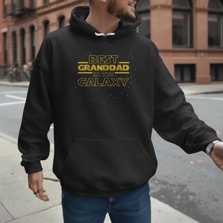 Grandpa Granddad Shirt Best Granddad In The Galaxy Men Hoodie