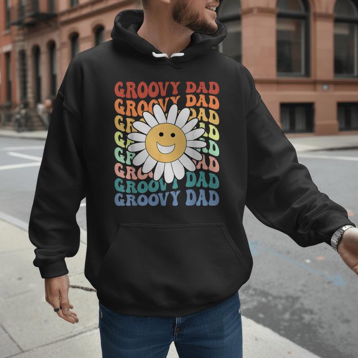 Groovy Dad Matching Outfit Fathers Day Family Retro Vintage Men Hoodie Groovy Dad Matching Outfit Fathers Day Family Retro Vintage Men Hoodie