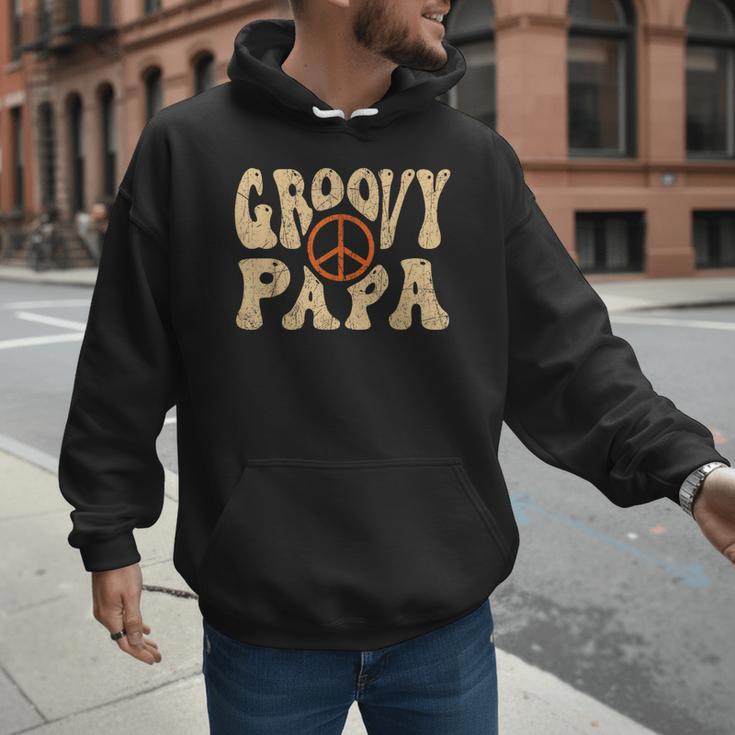 Groovy Papa 70s Aesthetic Nostalgia 1970's Retro Dad Men Hoodie Groovy Papa 70s Aesthetic Nostalgia 1970's Retro Dad Men Hoodie