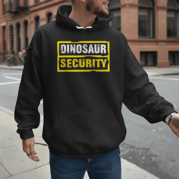 Halloween Adult Costume Dinosaur Security Dad Mom Men Hoodie