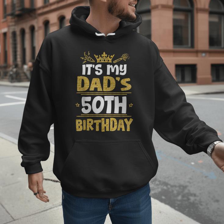 Happy It's My Dad's 50th Birthday 1975 50 Years Old Men Hoodie Happy It's My Dad's 50th Birthday 1975 50 Years Old Men Hoodie