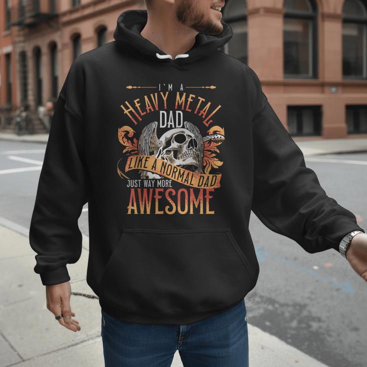 Heavy Metal Cooler Dad Punk Rock Music Lover Men Hoodie