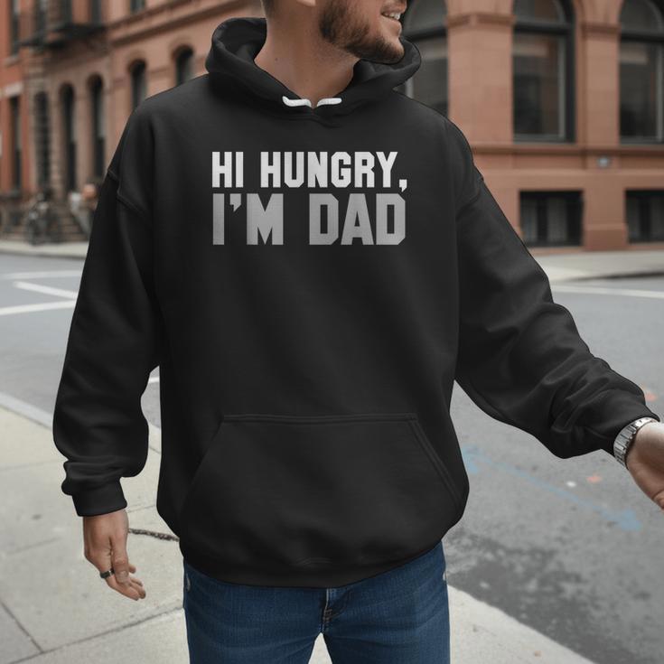 Hi Hungry I'm Dad Tee For Men Dad Joke Small Men Hoodie