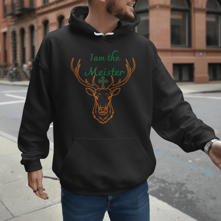 IAM The Meister Jaegermeister Dad Mom Deer Men Hoodie