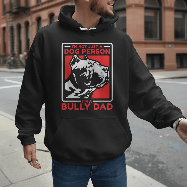 I'm A Bully Dad Dog Owner American Bully Men Hoodie