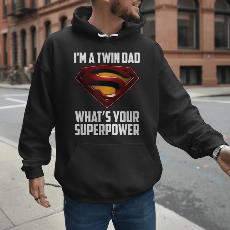 I'm A Twin DAD-What's Your Superpower Men Hoodie