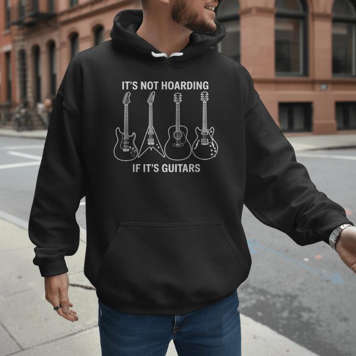 It’s Not Hoarding If It’s Guitars Gifts Men And Dad Grandpa Men Hoodie